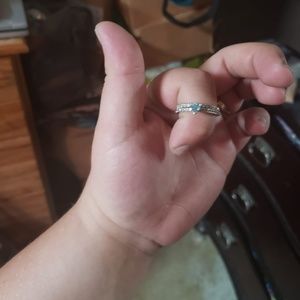 Wedding band set